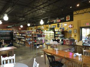 Grocery section at Acadia Foods in Winston-salem