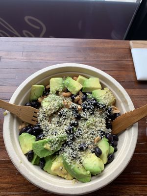 Sweet bean w/ hemp seeds at Create Your Nature in Winter Park