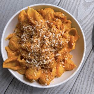 Butternut queso Mac and cheese at Plant City in Providence