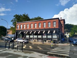 View of building from water street side at Plant City in Providence
