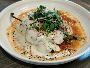 Chile relleno taste explosion at Plant City in Providence