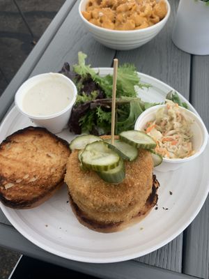Fried chicken burger  at Plant City in Providence