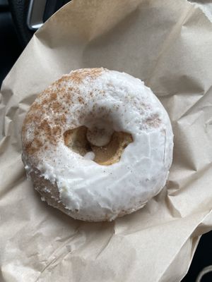 Eggnog donut at Plant City in Providence
