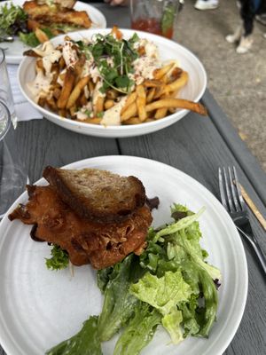Fried green tomato sandwich  at Plant City in Providence
