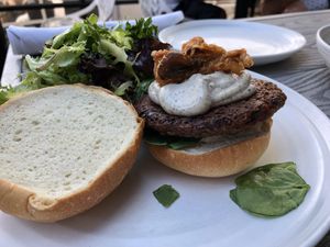 Truffle burger   at Plant City in Providence