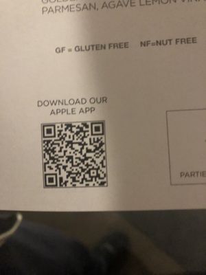 New burger order online QR code  at Plant City in Providence