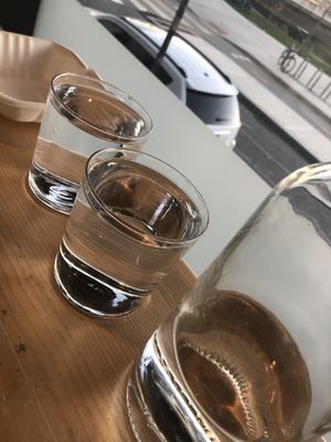 Glass of water   at Plant City in Providence