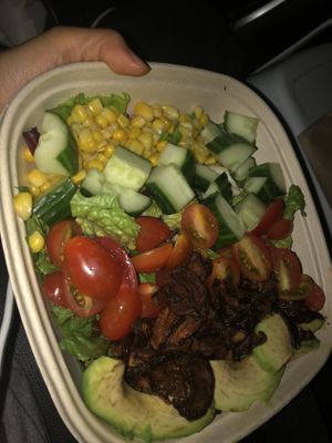 Cobb salad from new burger   at Plant City in Providence