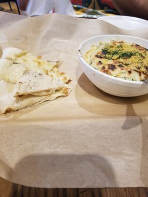 Artichoke dip at Plant City in Providence