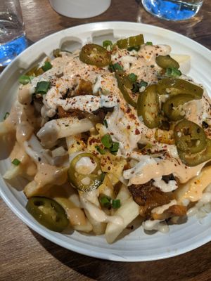 Loaded fries at Plant City in Providence