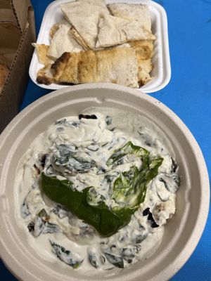 Spinach dip   at Plant City in Providence