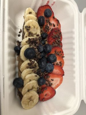 Almond butter toast  at Plant City in Providence