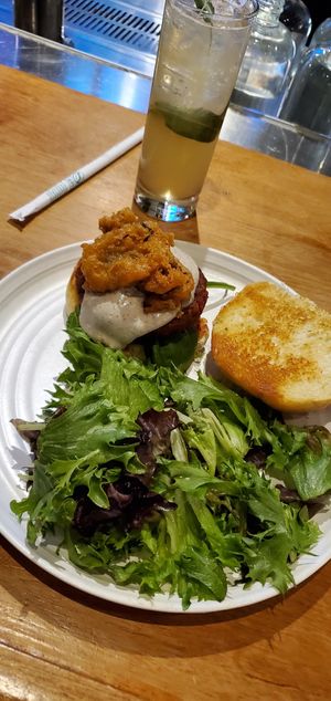 Truffle burger!!!! at Plant City in Providence