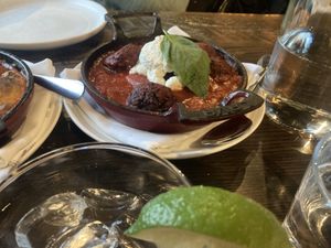 Double Zero restaurant (new restaurant listing currently submitted) within Plant City- meatballs table dish  at Plant City in Providence