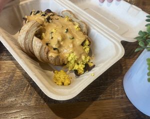 Breakfast sandwich at Make Out restaurant in Plant City  at Plant City in Providence