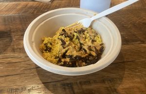 Scramble at Make Out restaurant in Plant City (asked for the bfast sandwich as a plate, basically)  at Plant City in Providence