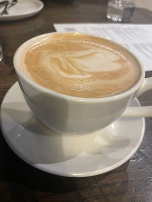 Brown sugar rosemary latte  at Plant City in Providence