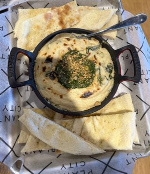 warm spinach dip  at Plant City in Providence