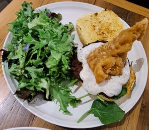Truffle Burger at Plant City in Providence