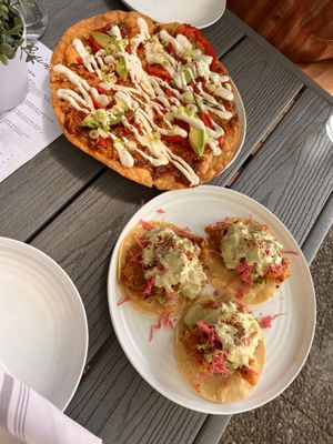 Besina - Tlayuda and Tacos Dorados   at Plant City in Providence