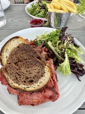 seitan reuben  at Plant City in Providence