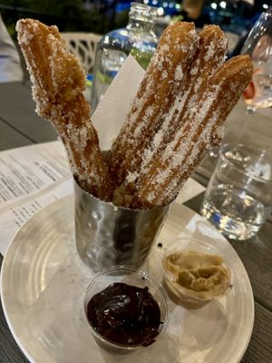 Churros (which I did not like - the consistency was very off to me, mushier than I expected)  at Plant City in Providence