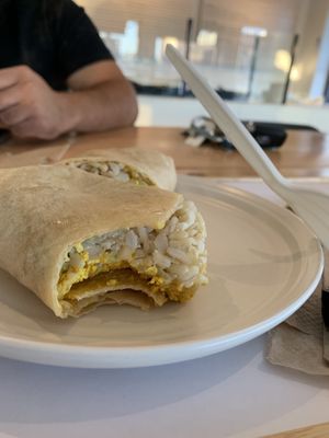 Breakfast wrap ... was served cold didn’t have any flavor... not worth it. at Plant City in Providence