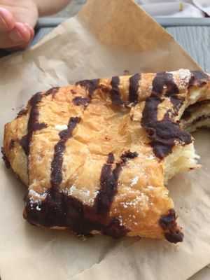 Chocolate croissant  at Plant City in Providence