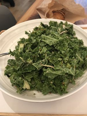 Awesome kale salad at Plant City in Providence