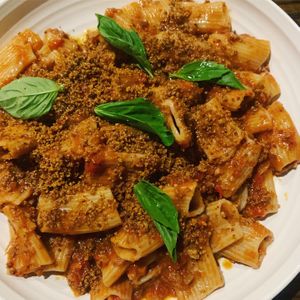 Pasta bolognese from Double Zero at Plant City in Providence