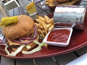 Vegan Southwest Impossible Burger at CRAVE in Sioux Falls