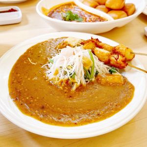 Satay beehoon at Food in The Woods 小树林 in Northeast Singapore