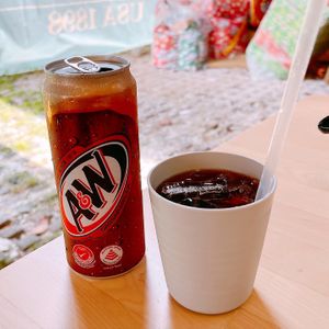 A&w soda at Food in The Woods 小树林 in Northeast Singapore