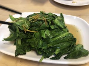 stir fry xiao jie lan (regular) $8 👍🏻👍🏻👍🏻 at Food in The Woods 小树林 in Northeast Singapore