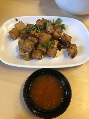 stir fry carrot cake with omnipork $4 👍🏻👍🏻 at Food in The Woods 小树林 in Northeast Singapore