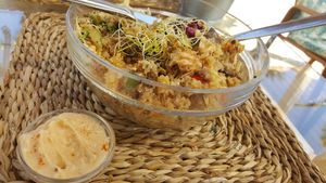 Cauli Bowl at Natural Nada mas Green Bar in Lanzarote
