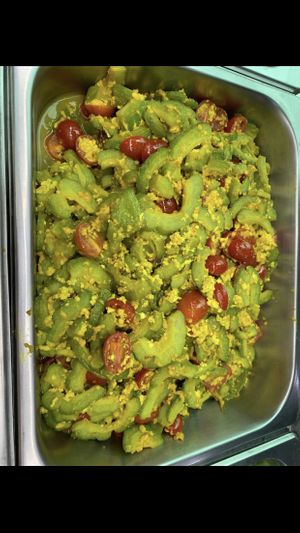 Bitter gourd! Yummy at Yifu Vegetarian in East Singapore