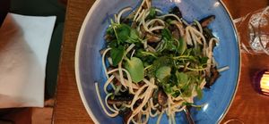 Wild mushroom pasta, truffle oil at The Yellow Pepper in Letterkenny