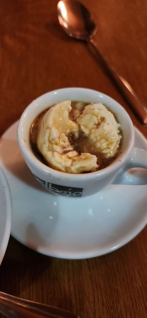Vegan affogato at The Yellow Pepper in Letterkenny