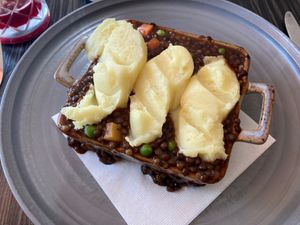 Vegetarian shepherds pie at The Yellow Pepper in Letterkenny