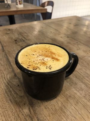 Turmeric latte   at Wild & The Moon - Emmar in Dubai