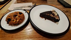 Cookie and choco dessert at Wild & The Moon - Emmar in Dubai