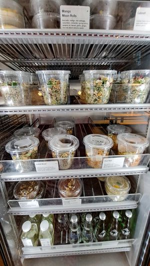 Salads and cold desserts at Wild & The Moon - Emmar in Dubai