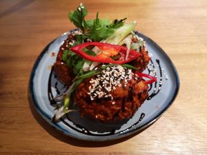Buffalo cauliflower wings at Indigo Greens - Duke St Market in Liverpool