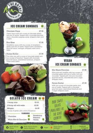 The Bothy Cumbria Ltd - Menu at The Bothy in Kirkby Stephen