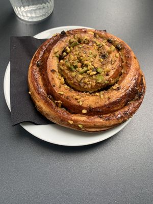 pistachio pastry  at Piekarnia Aromat in Warsaw