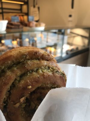 With pistachio (vegan)  at Piekarnia Aromat in Warsaw