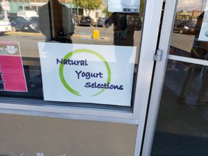 Yogurt at Natural Yogurt Selections in Anchorage