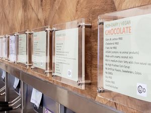 Flavors at Natural Yogurt Selections in Anchorage