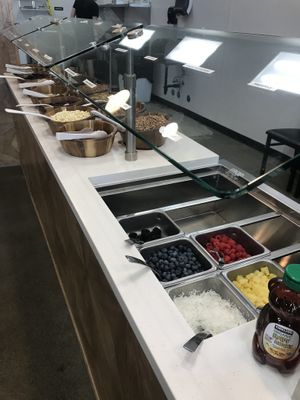 Fruit toppings at Natural Yogurt Selections in Anchorage